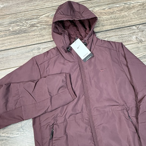 Nike Therma-FIT Unlimited Jacket Burgundy FB7544-652 Men's Size Medium NEW - Picture 2 of 8
